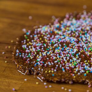 Preparazione gateau alle mandorle