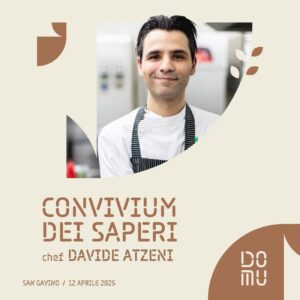 Convivium dei Saperi con i piatti dello chef Davide Atzeni
