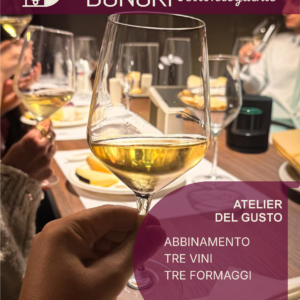Atelier del Gusto - Percorso di abbinamento vini e formaggi