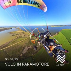 Volo al tramonto in paramotore nel Sinis - sabato